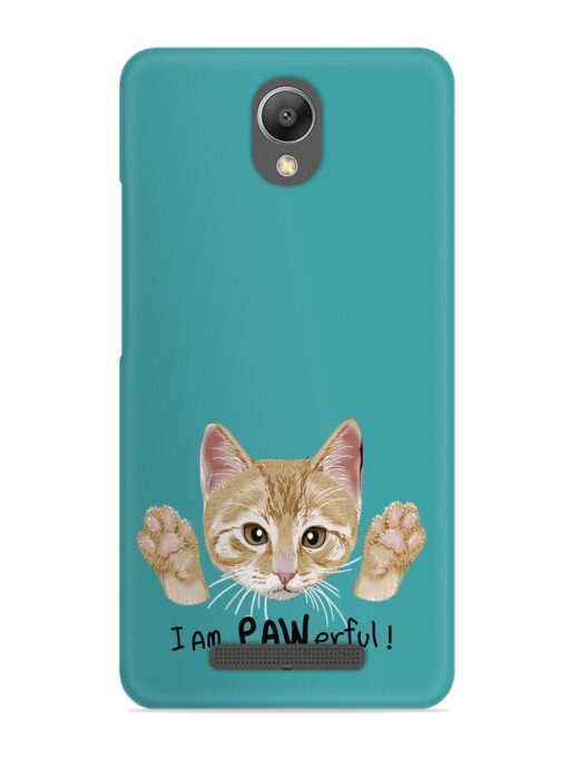 Typography Slogan Cat Snap Case for Xiaomi Redmi Note 2 Zapvi