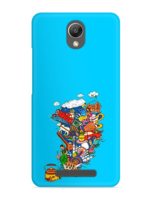 Vector Design Indian Snap Case for Xiaomi Redmi Note 2 Zapvi