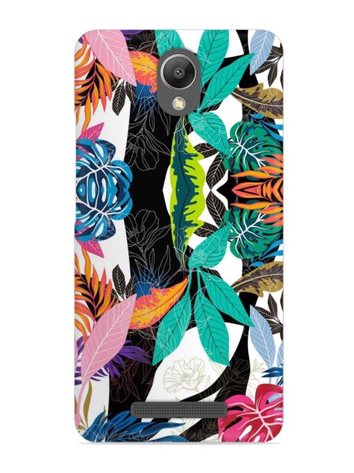 Floral Pattern Bright Snap Case for Xiaomi Redmi Note 2