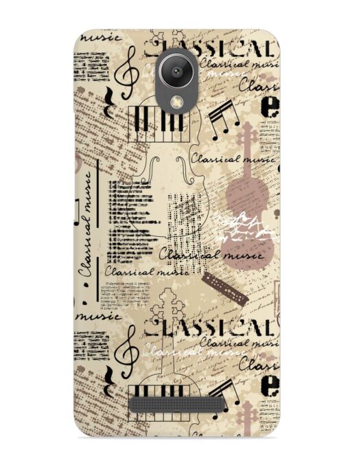 Classical Music Lpattern Snap Case for Xiaomi Redmi Note 2