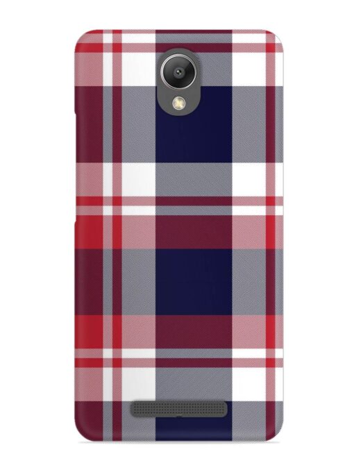 Classic Plaid Tartan Snap Case for Xiaomi Redmi Note 2 Zapvi