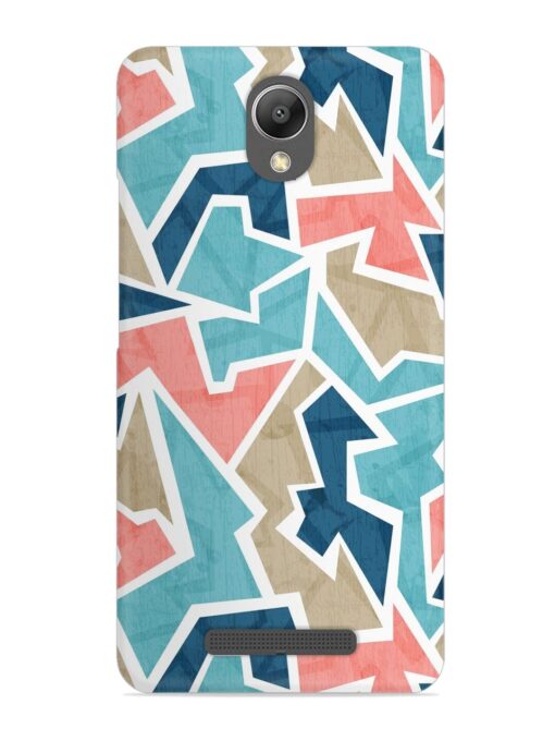 Vintage Geometric Triangle Snap Case for Xiaomi Redmi Note 2 Zapvi