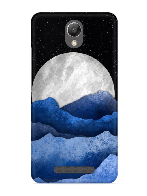 Full Moon Mountain Vector Snap Case for Xiaomi Redmi Note 2 Zapvi