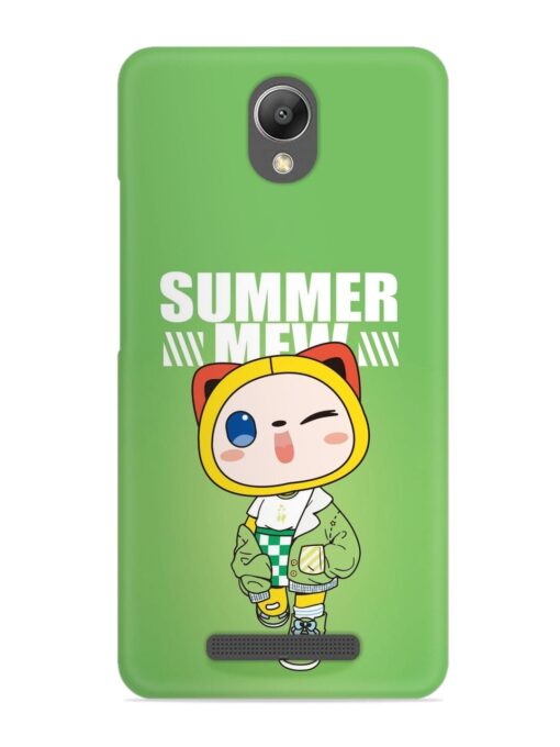 Summer Mew Snap Case for Xiaomi Redmi Note 2 Zapvi