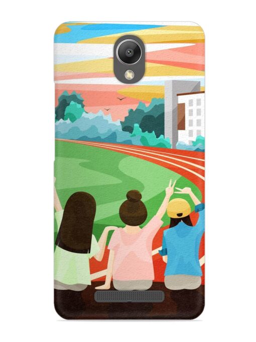 School Playground Snap Case for Xiaomi Redmi Note 2 Zapvi