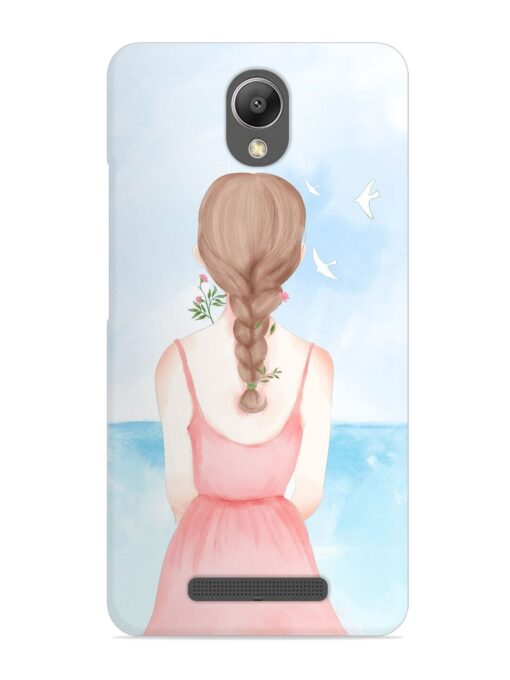 Watercolor Girl Vector Snap Case for Xiaomi Redmi Note 2