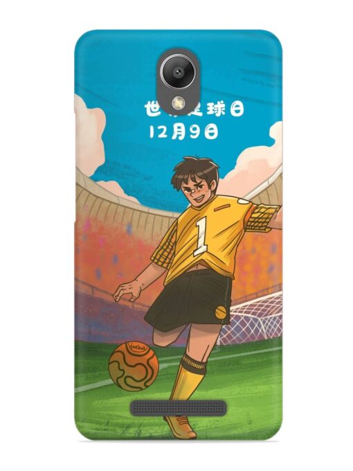 Soccer Kick Snap Case for Xiaomi Redmi Note 2 Zapvi