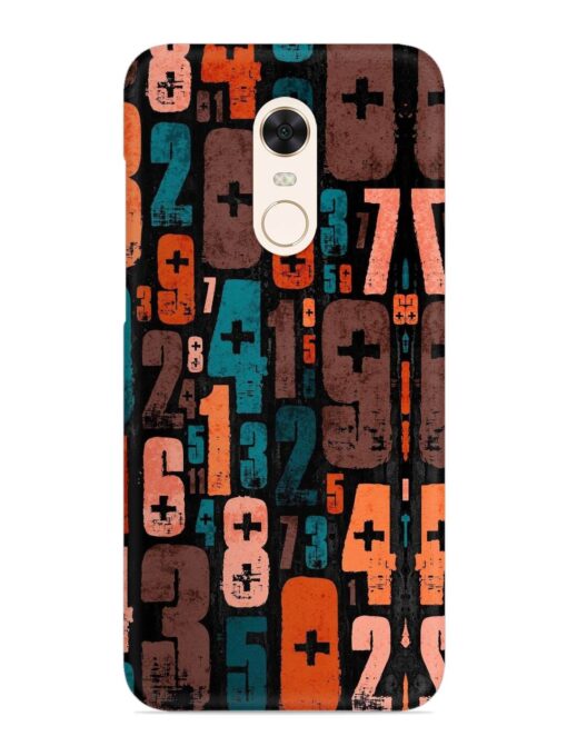 0 To 9 Art Snap Case for Xiaomi Redmi Note 4 Zapvi