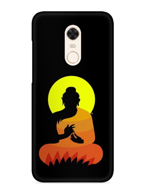 Buddha Art Black Snap Case for Xiaomi Redmi Note 4