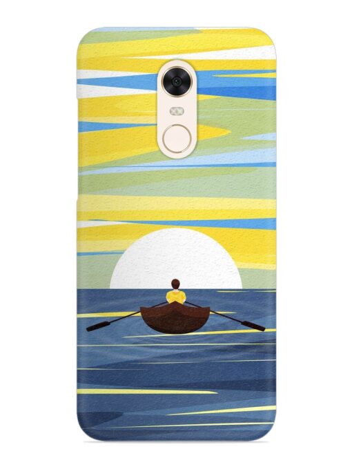 Rowing Person Ferry Paddle Snap Case for Xiaomi Redmi Note 4 Zapvi