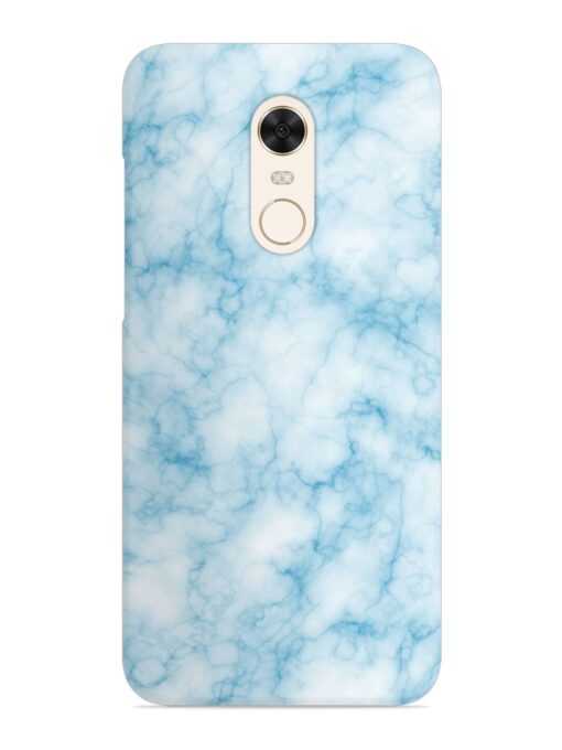 Blue White Natural Marble Snap Case for Xiaomi Redmi Note 4 Zapvi