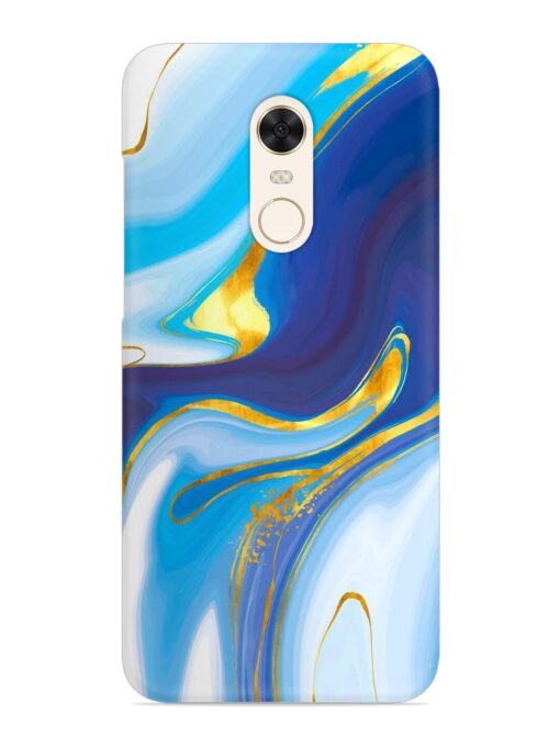 Watercolor Background With Golden Foil Snap Case for Xiaomi Redmi Note 4 Zapvi