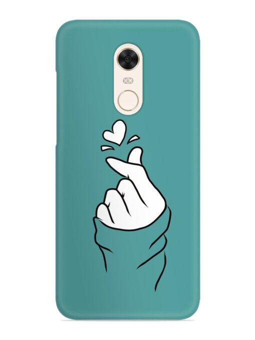 Korean Heart Sign Art Snap Case for Xiaomi Redmi Note 4 Zapvi