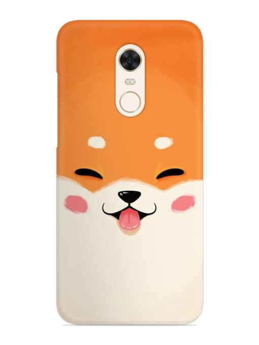 Cute Dog Face Vector Snap Case for Xiaomi Redmi Note 4 Zapvi