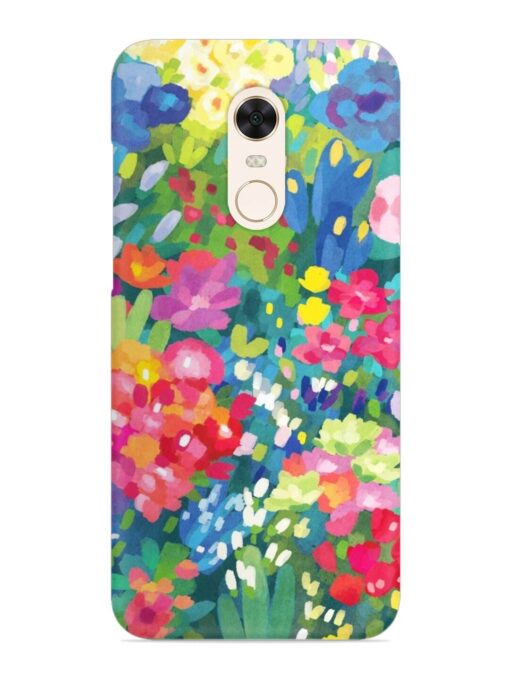 Watercolor Flower Art Snap Case for Xiaomi Redmi Note 4 Zapvi