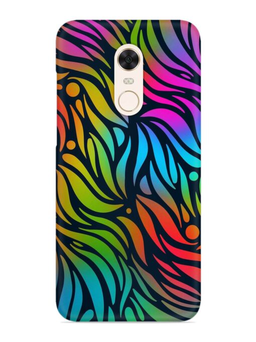 Abstract Leaf Design Snap Case for Xiaomi Redmi Note 4 Zapvi