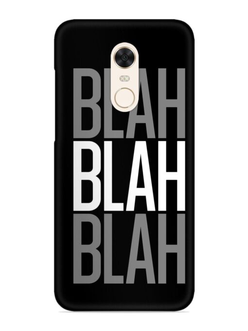 Blah Blah Blah Wallpaper Snap Case for Xiaomi Redmi Note 4 Zapvi