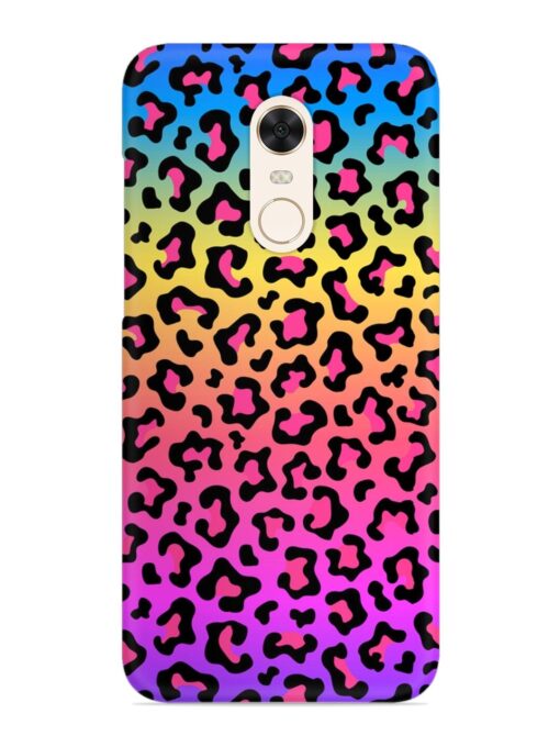 Neon Rainbow Colored Snap Case for Xiaomi Redmi Note 4 Zapvi