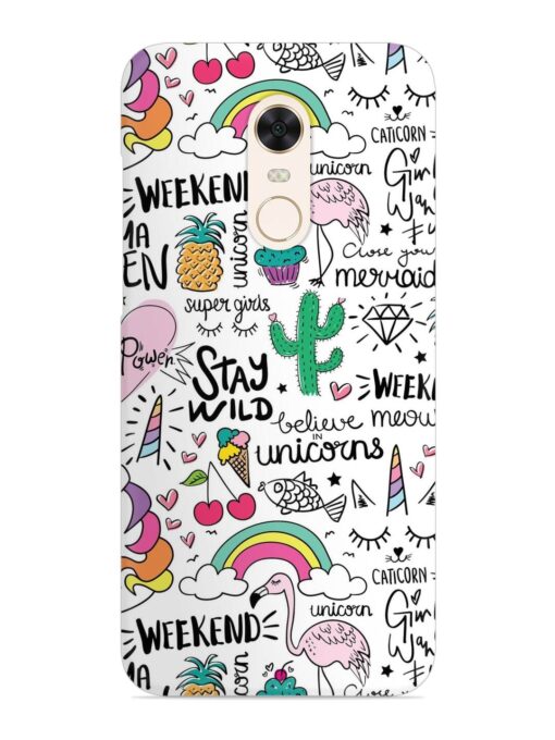 Unicorn Ice Cream Snap Case for Xiaomi Redmi Note 4 Zapvi