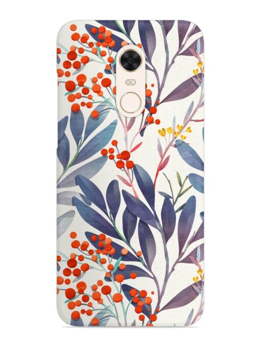 Seamless Floral Pattern Snap Case for Xiaomi Redmi Note 4