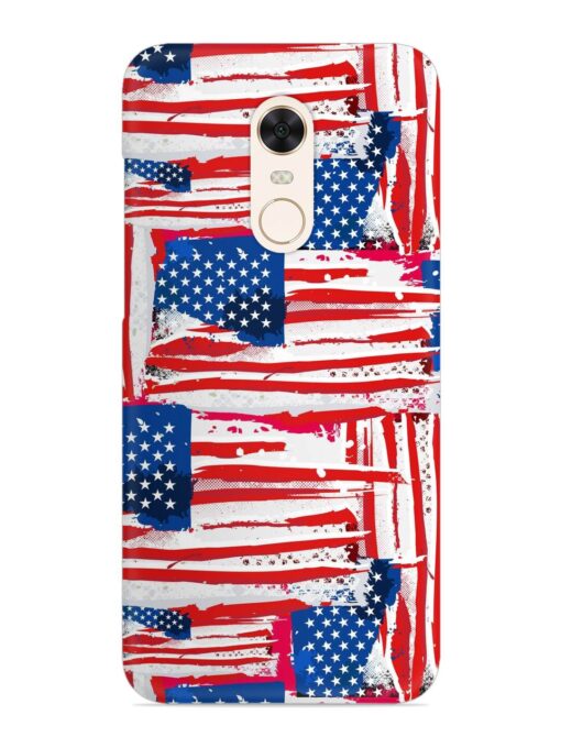 Usa Flag Seamless Snap Case for Xiaomi Redmi Note 4 Zapvi