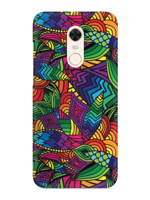 Abstract Multicolor Seamless Snap Case for Xiaomi Redmi Note 4 Zapvi