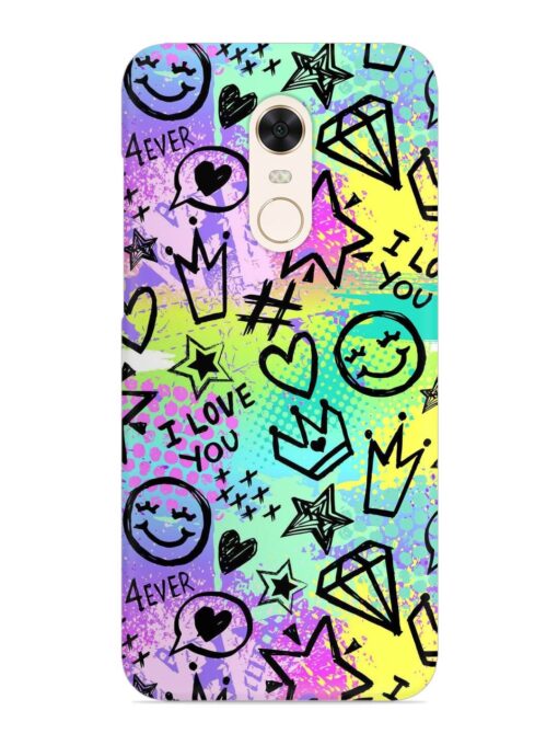 Bright Seamless Pattern Snap Case for Xiaomi Redmi Note 4 Zapvi