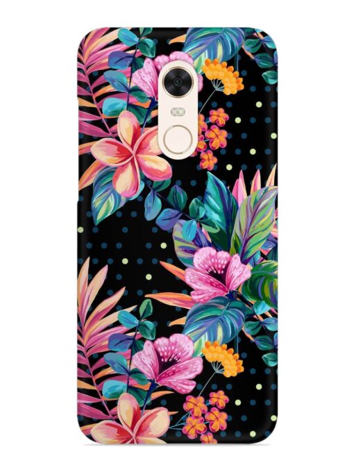 Seamless Floral Pattern Snap Case for Xiaomi Redmi Note 4