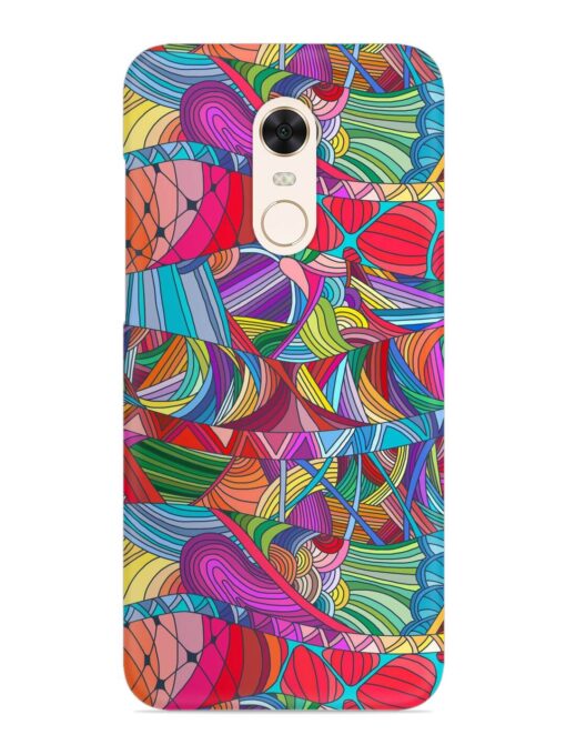 Seamless Patterns Hand Drawn Snap Case for Xiaomi Redmi Note 4 Zapvi