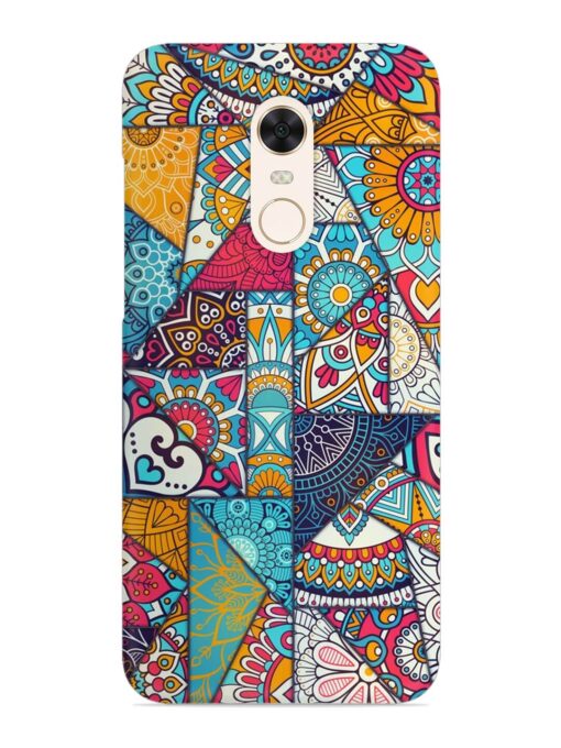 Patchwork Pattern Vintage Snap Case for Xiaomi Redmi Note 4 Zapvi