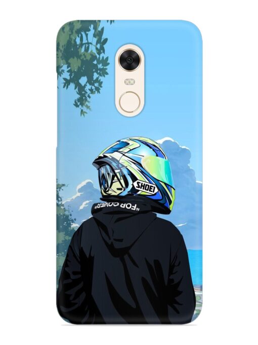 Rider With Helmet Snap Case for Xiaomi Redmi Note 4 Zapvi