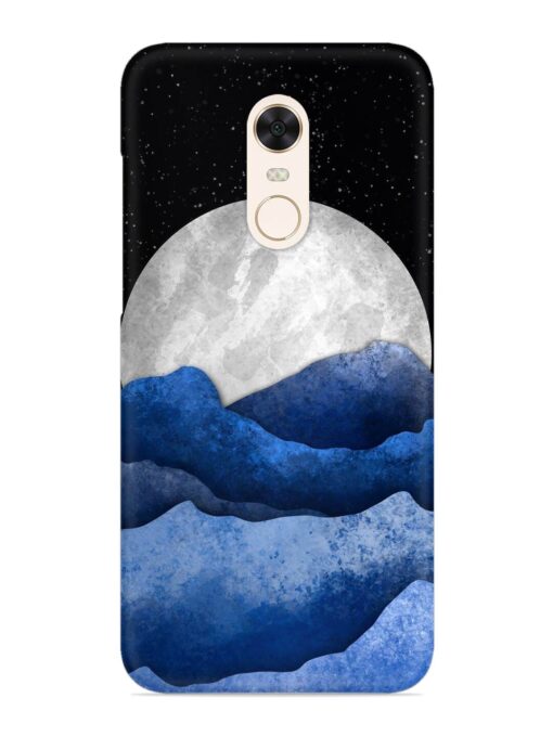 Full Moon Mountain Vector Snap Case for Xiaomi Redmi Note 4