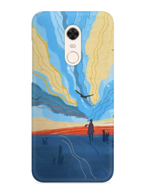 Minimal Abstract Landscape Snap Case for Xiaomi Redmi Note 4