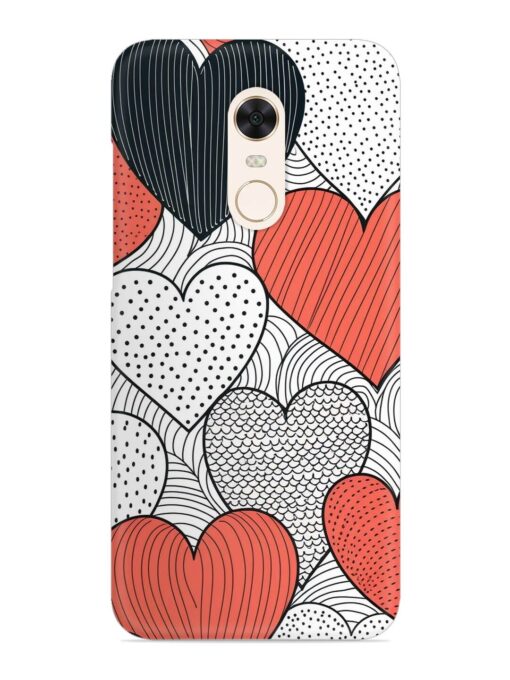 Girly Heart Seamless Snap Case for Xiaomi Redmi Note 4 Zapvi