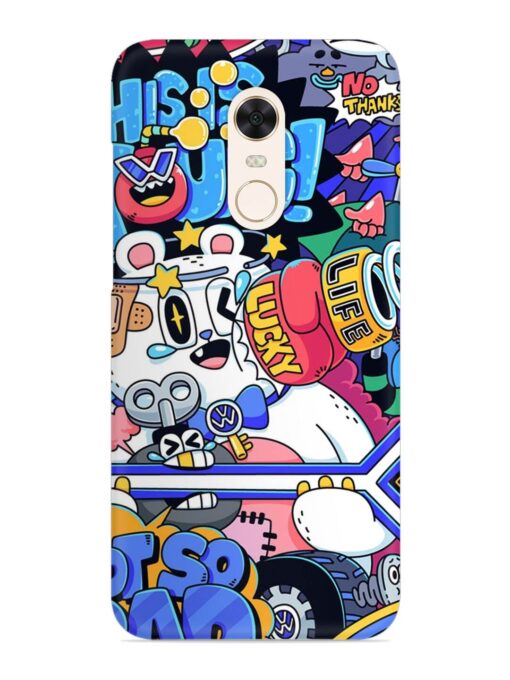 Universal Doodle Snap Case for Xiaomi Redmi Note 4 Zapvi