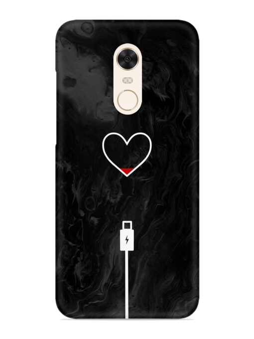 Heart Charging Vector Snap Case for Xiaomi Redmi Note 4