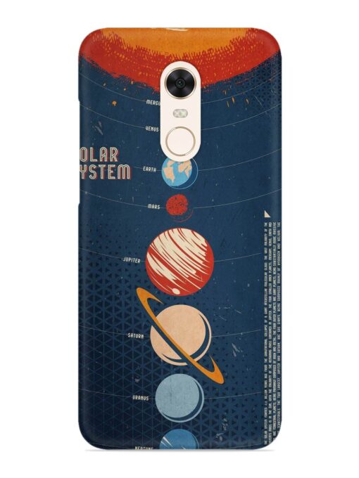 Solar System Vector Snap Case for Xiaomi Redmi Note 4 Zapvi