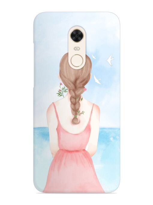 Watercolor Girl Vector Snap Case for Xiaomi Redmi Note 4