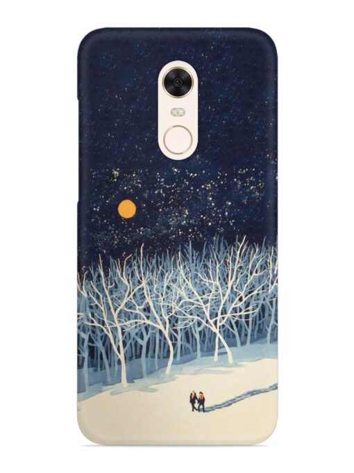 Full Moon Snowshoe Tour Snap Case for Xiaomi Redmi Note 5 Zapvi