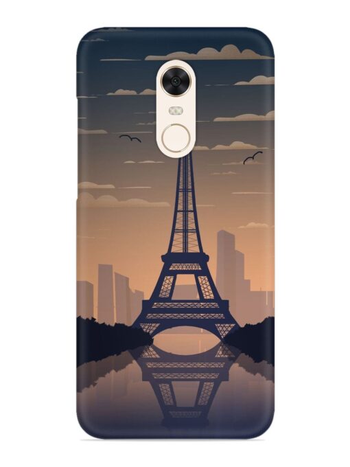 France Paris Eiffel Tower Gradient Snap Case for Xiaomi Redmi Note 5 Zapvi