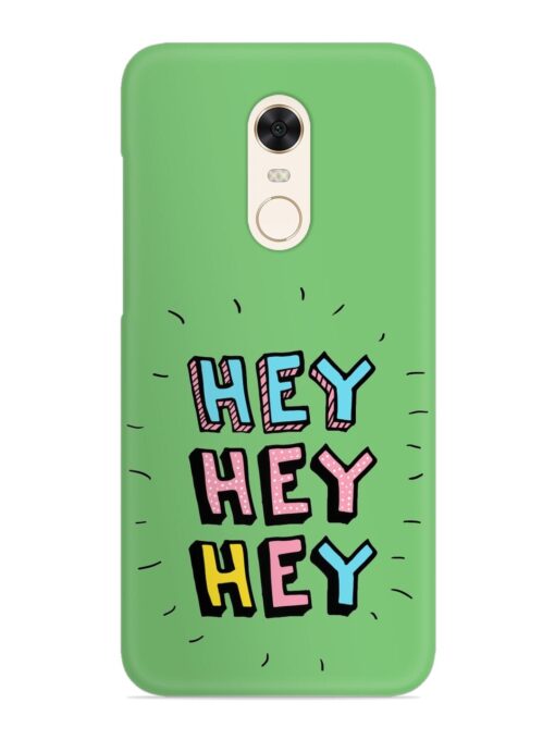 Hey Vector Cartoon Snap Case for Xiaomi Redmi Note 5