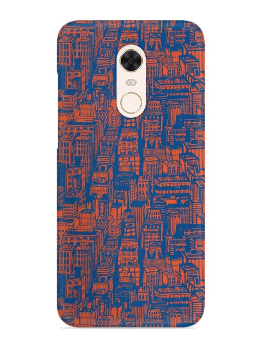 Hand Drawn Seamless Snap Case for Xiaomi Redmi Note 5 Zapvi