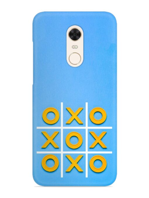 Yellow Plastic Crosses Snap Case for Xiaomi Redmi Note 5 Zapvi