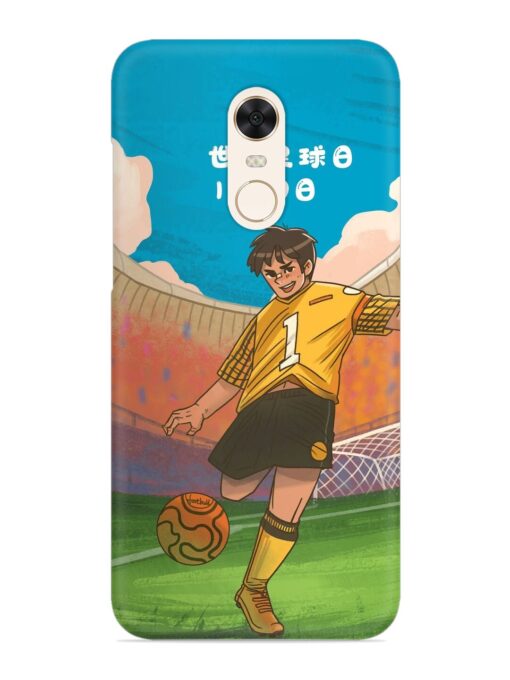 Soccer Kick Snap Case for Xiaomi Redmi Note 5 Zapvi