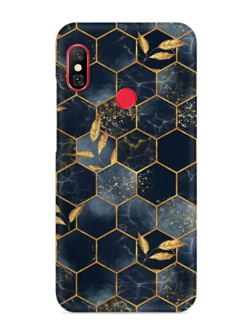 Marble Hexagon Seamless Snap Case for Xiaomi Redmi Note 5 Pro Zapvi