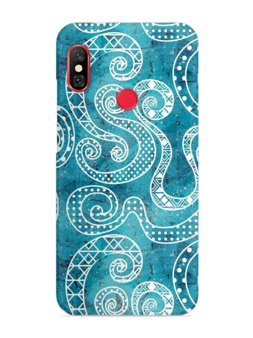 Vintage Curved Seamless Snap Case for Xiaomi Redmi Note 5 Pro