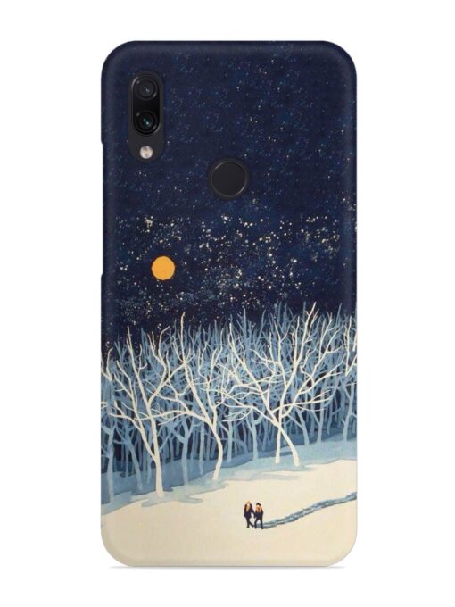 Full Moon Snowshoe Tour Snap Case for Xiaomi Redmi Note 7 Zapvi