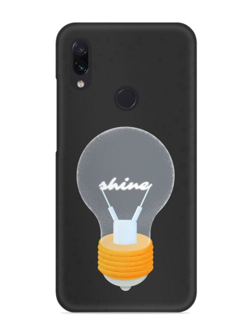 Bulb Background Snap Case for Xiaomi Redmi Note 7