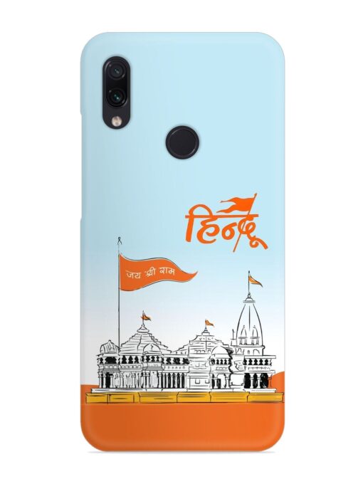 Ram Mandir Hindu Snap Case for Xiaomi Redmi Note 7 Zapvi