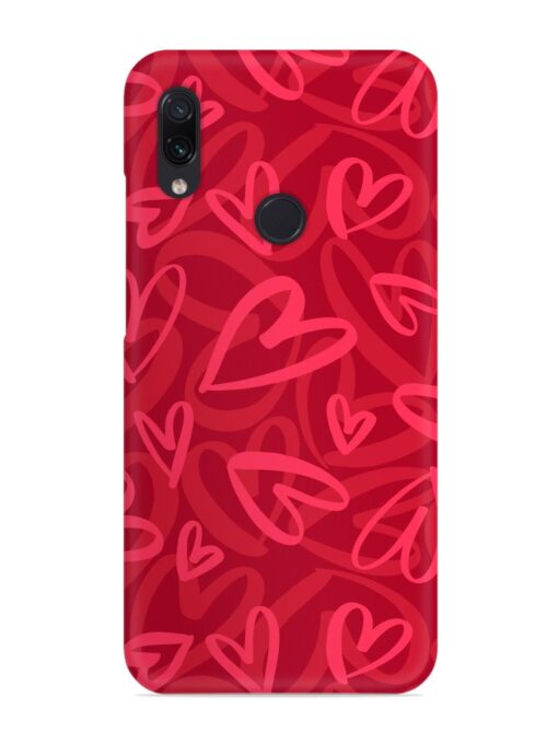 Seamless Romantic Pattern Snap Case for Xiaomi Redmi Note 7 Zapvi